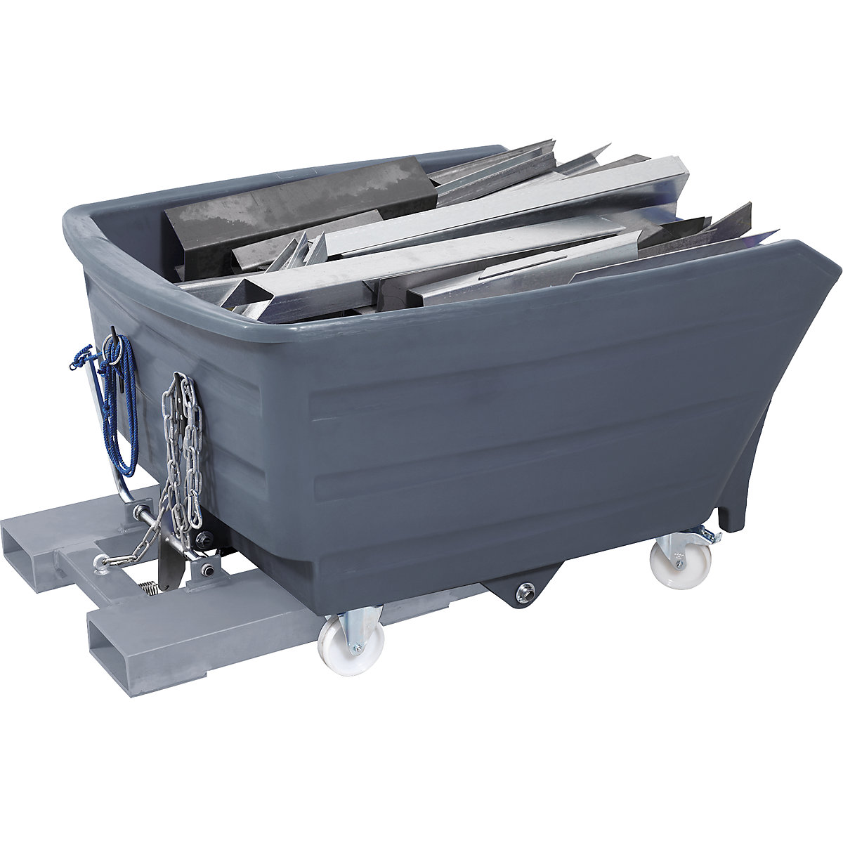 Recipient basculant din PE pentru sarcini grele (Imagine produs 9)-8