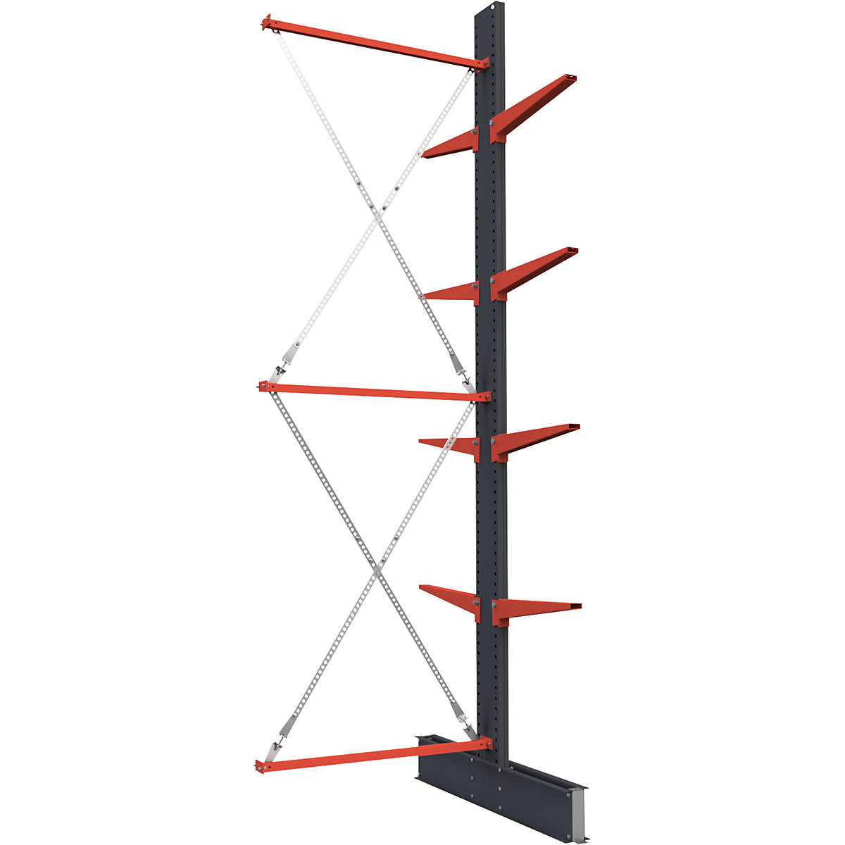 Raft cu console Attillo, construcție grea