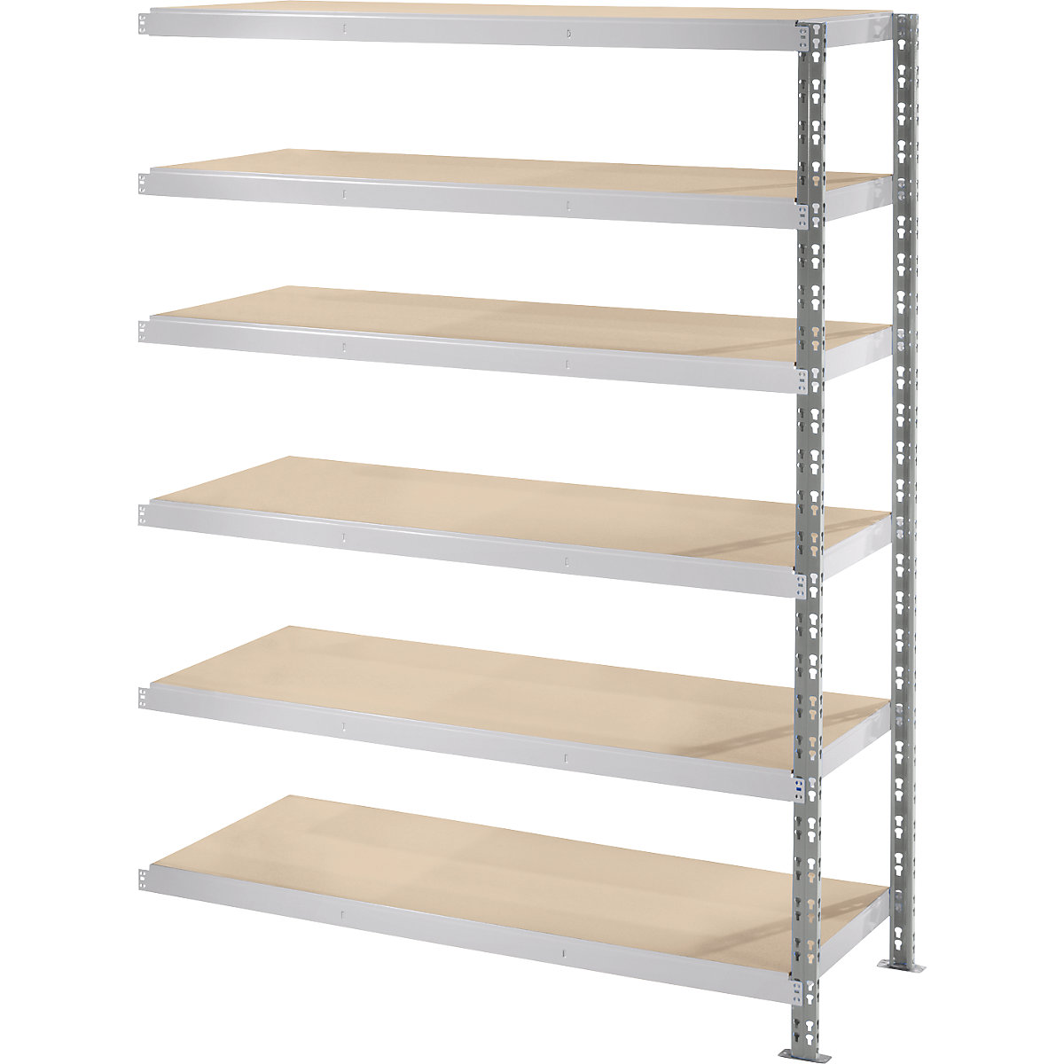 Raft mare cu inserare, cu polițe din placă fibrolemnoasă