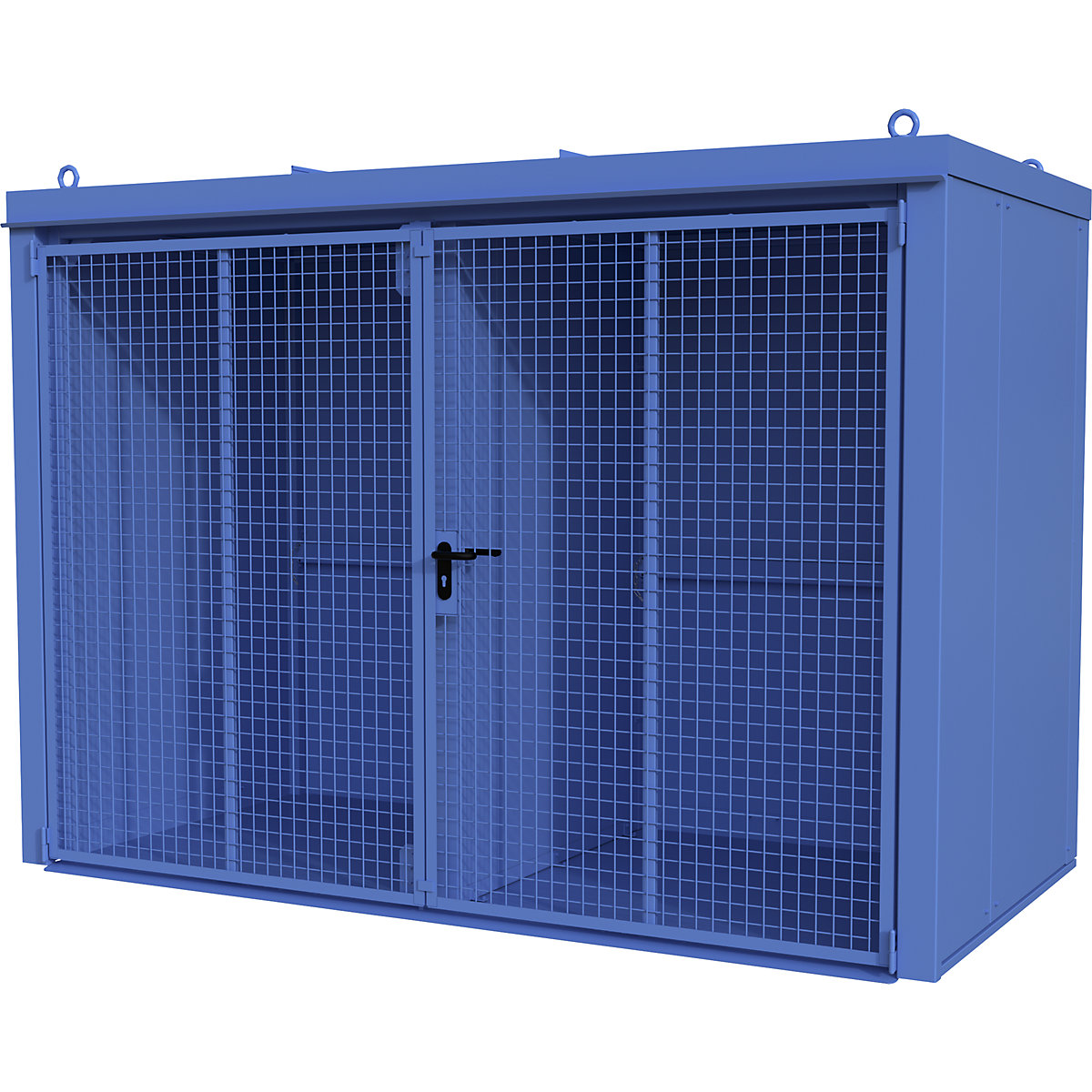 Container cu perete despărțitor pentru butelii de gaz, ignifug – eurokraft pro