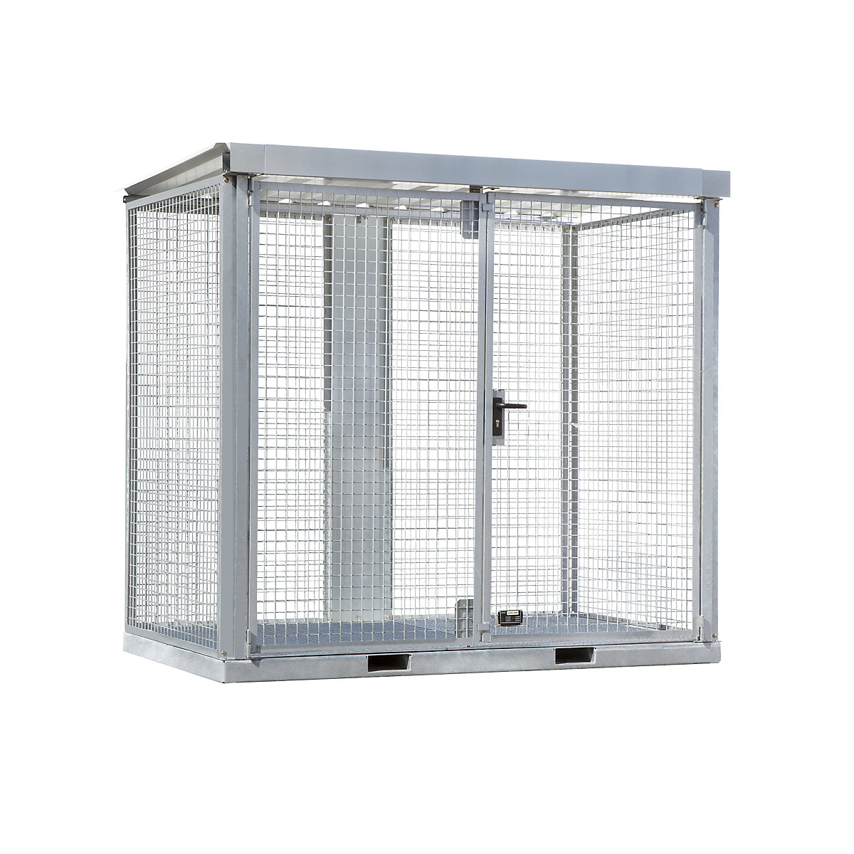 Container din grilaj pentru butelii de gaz montate – eurokraft pro