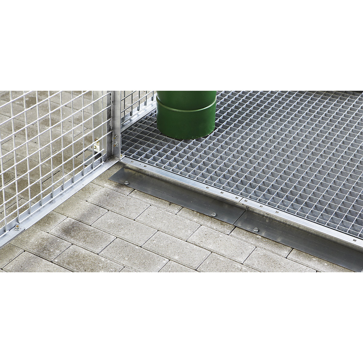 Container din grilaj pentru butelii de gaz – eurokraft pro (Imagine produs 3)-2
