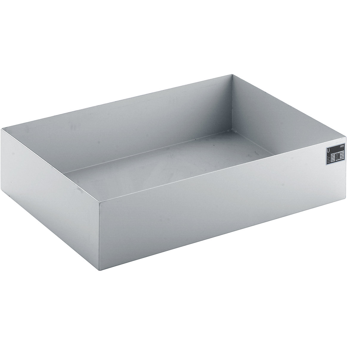 Vană de captare pentru paleți, lung. x lăț. x î. 1200 x 800 x 260 mm, zincată la cald-0