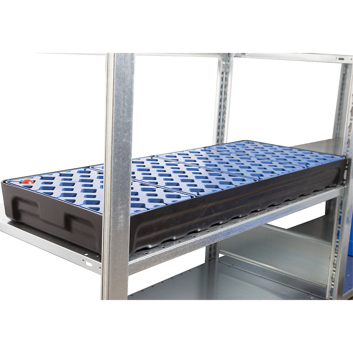 Vană de raft din PE pentru recipiente mici – eurokraft pro (Imagine produs 2)-1