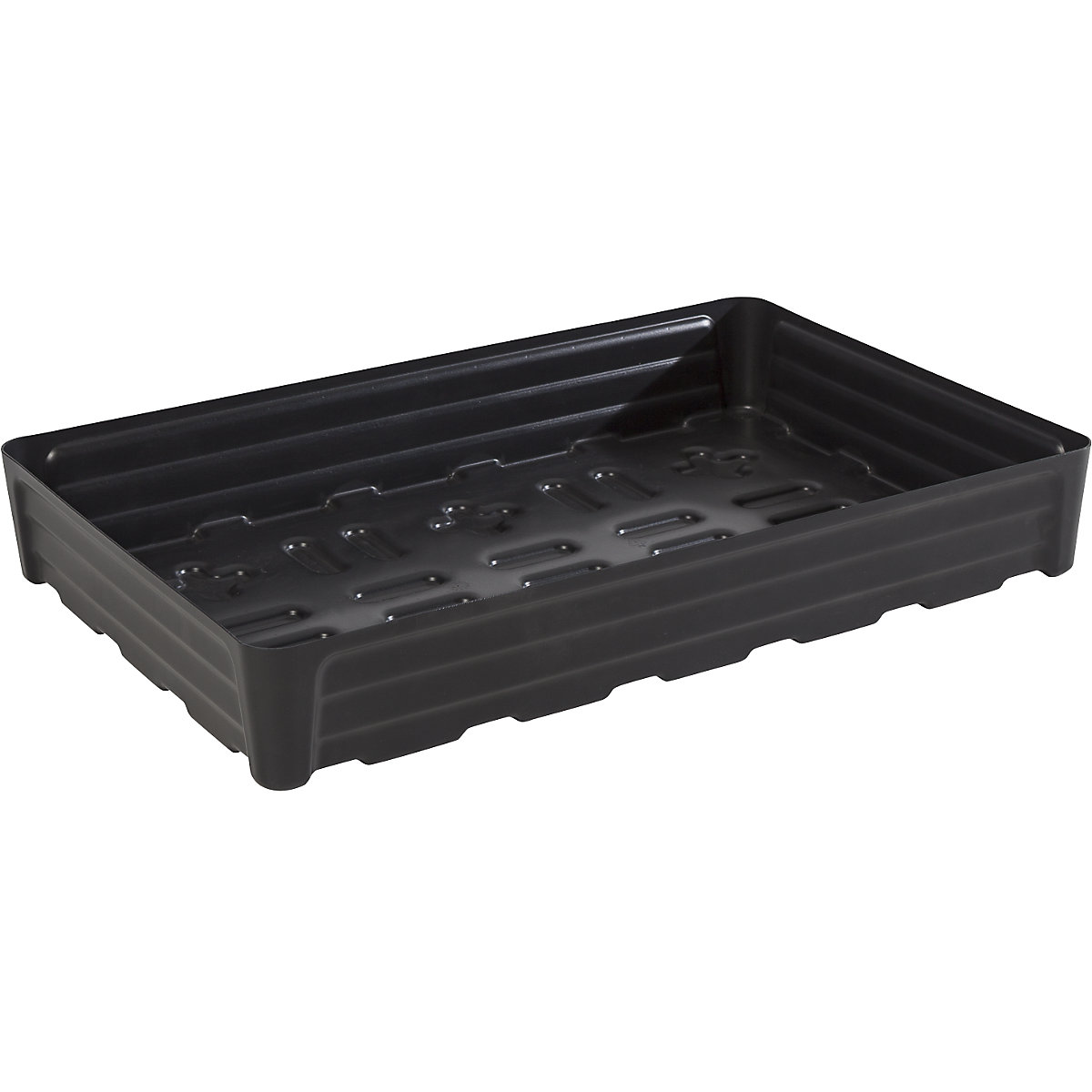Vană din PE universală pentru recipiente mici – eurokraft pro, fără grătar, capacitate de captare 120 l-0