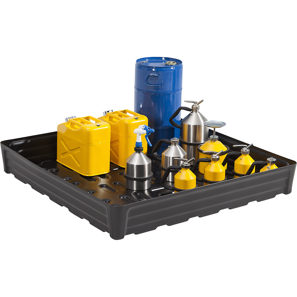Vană din PE universală pentru recipiente mici – eurokraft pro (Imagine produs 5)-4