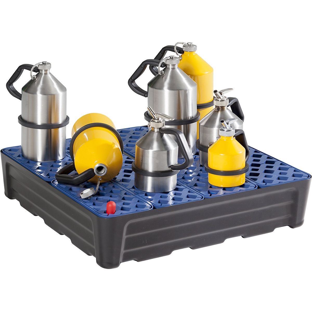 Vană din PE universală pentru recipiente mici – eurokraft pro (Imagine produs 2)-1