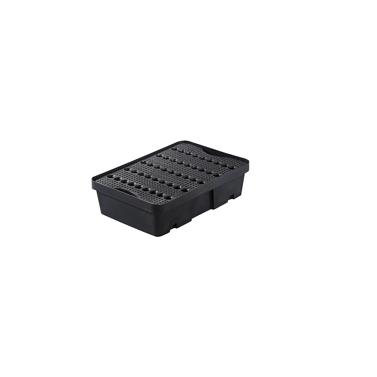 Vană pentru palet pentru recipiente mici, din polietilenă (LDPE), volum 20 l, cu grătar din PE-0