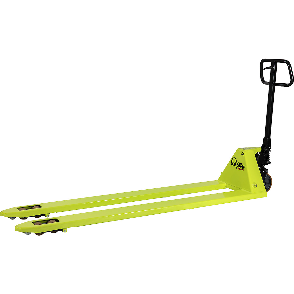 Transpallet – Pramac, portata 3000 kg, verde, lunghezza forche 2000 mm-0