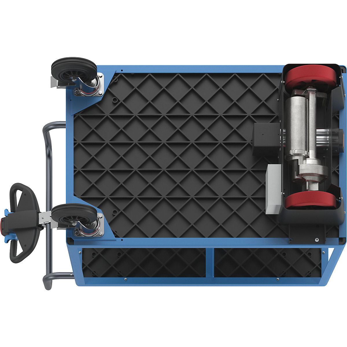 Carrello di montaggio con azionamento elettrico – eurokraft pro (Foto prodotto 10)-9