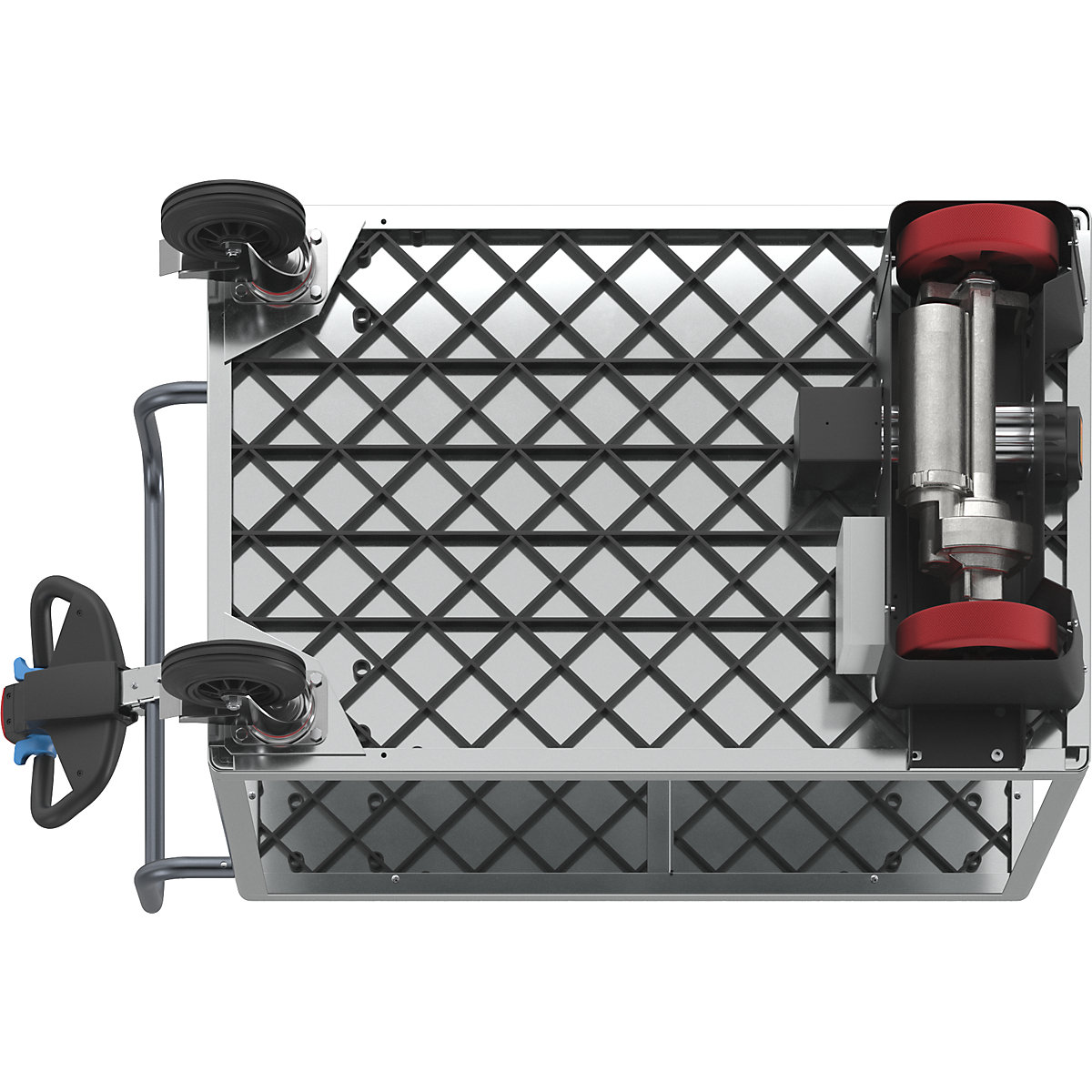 Carrello di montaggio con azionamento elettrico – eurokraft pro (Foto prodotto 9)-8