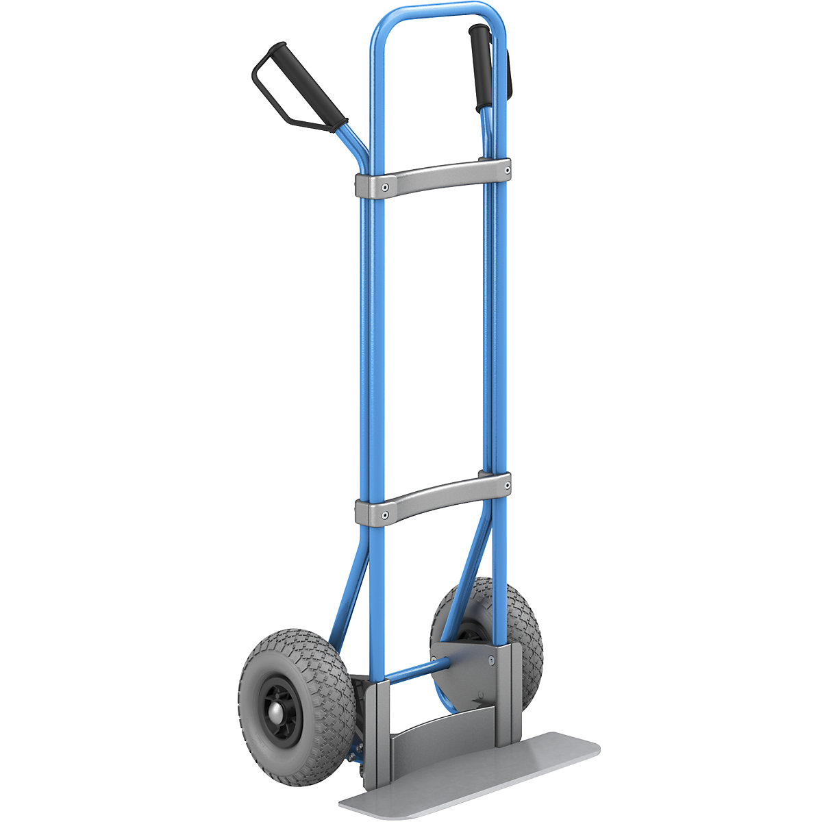 Carrello per sacchi, blu – eurokraft pro