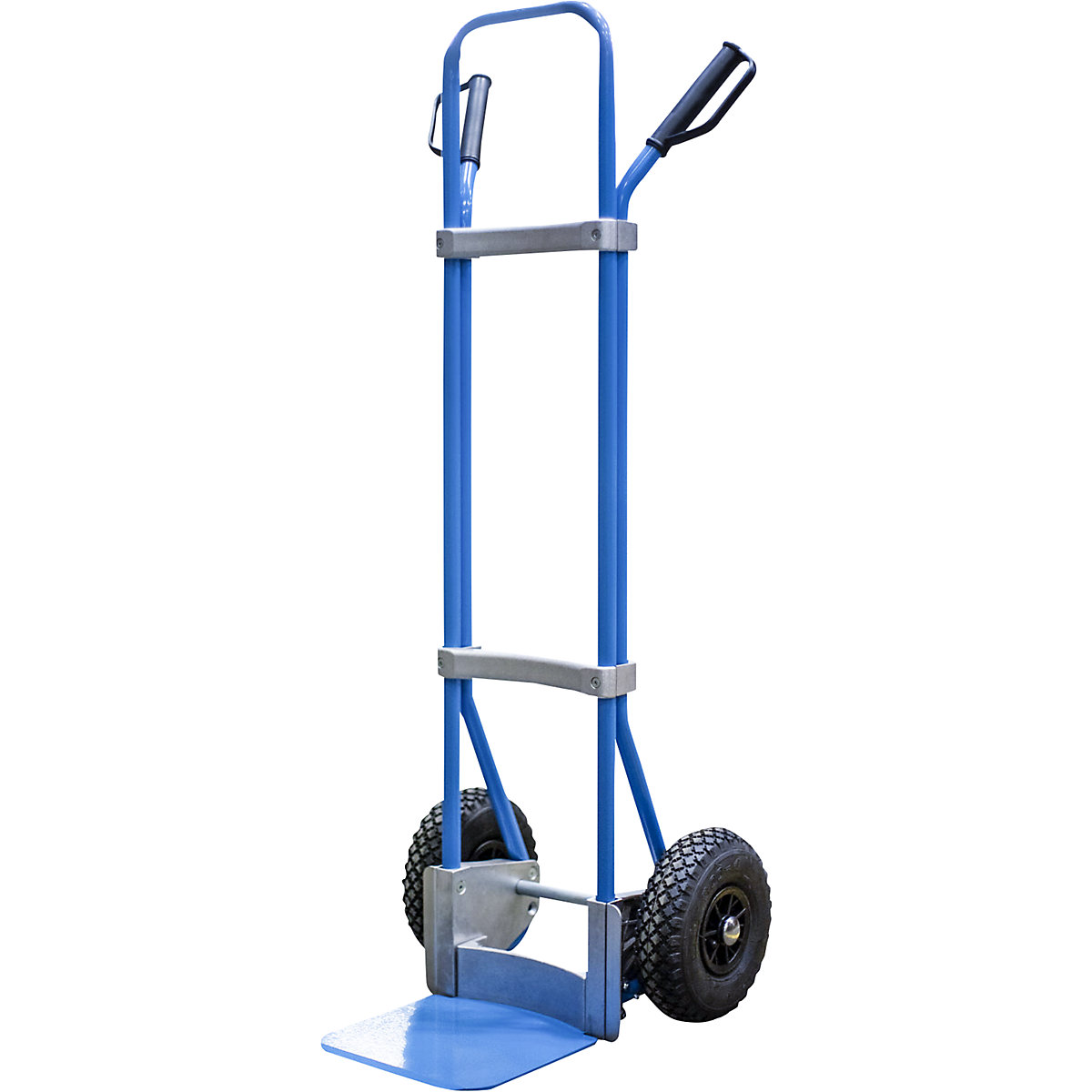 Carrello per sacchi, blu – eurokraft pro (Foto prodotto 2)-1