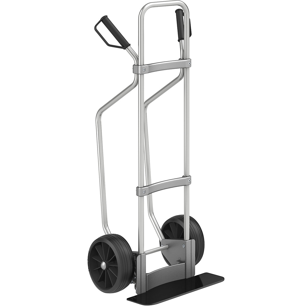 Carrello per sacchi in alluminio con pattini – eurokraft pro