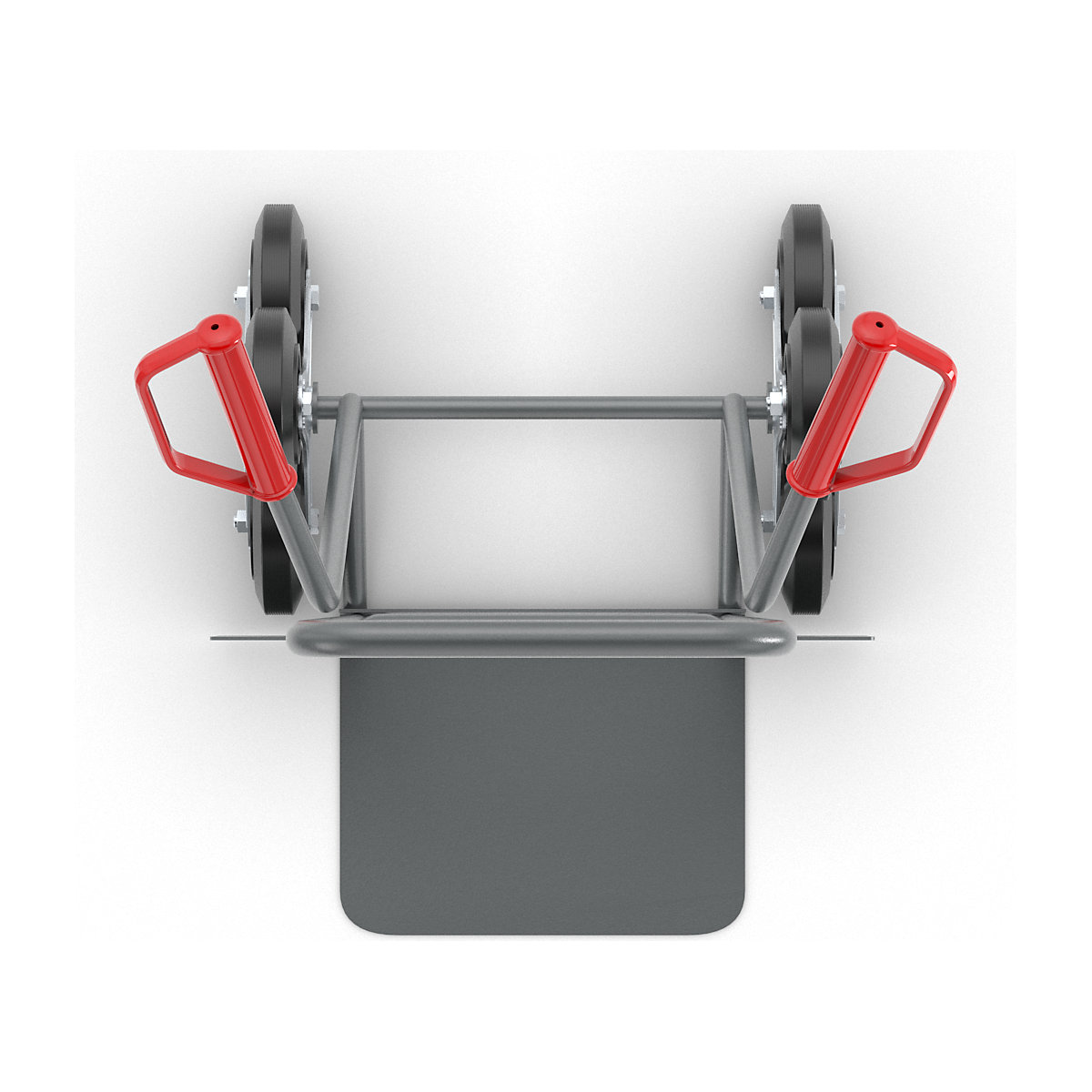 Carretilla de acero para transporte de sacos por escaleras – eurokraft basic (Imagen del producto 4)-3