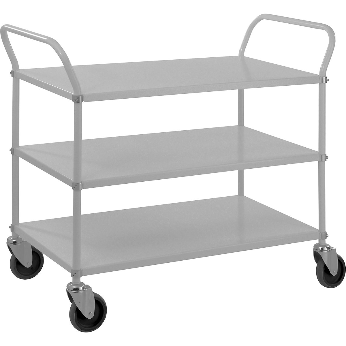 Mesa rodante Zero – Kongamek, 3 pisos, L x A x H 1070 x 585 x 940 mm-0