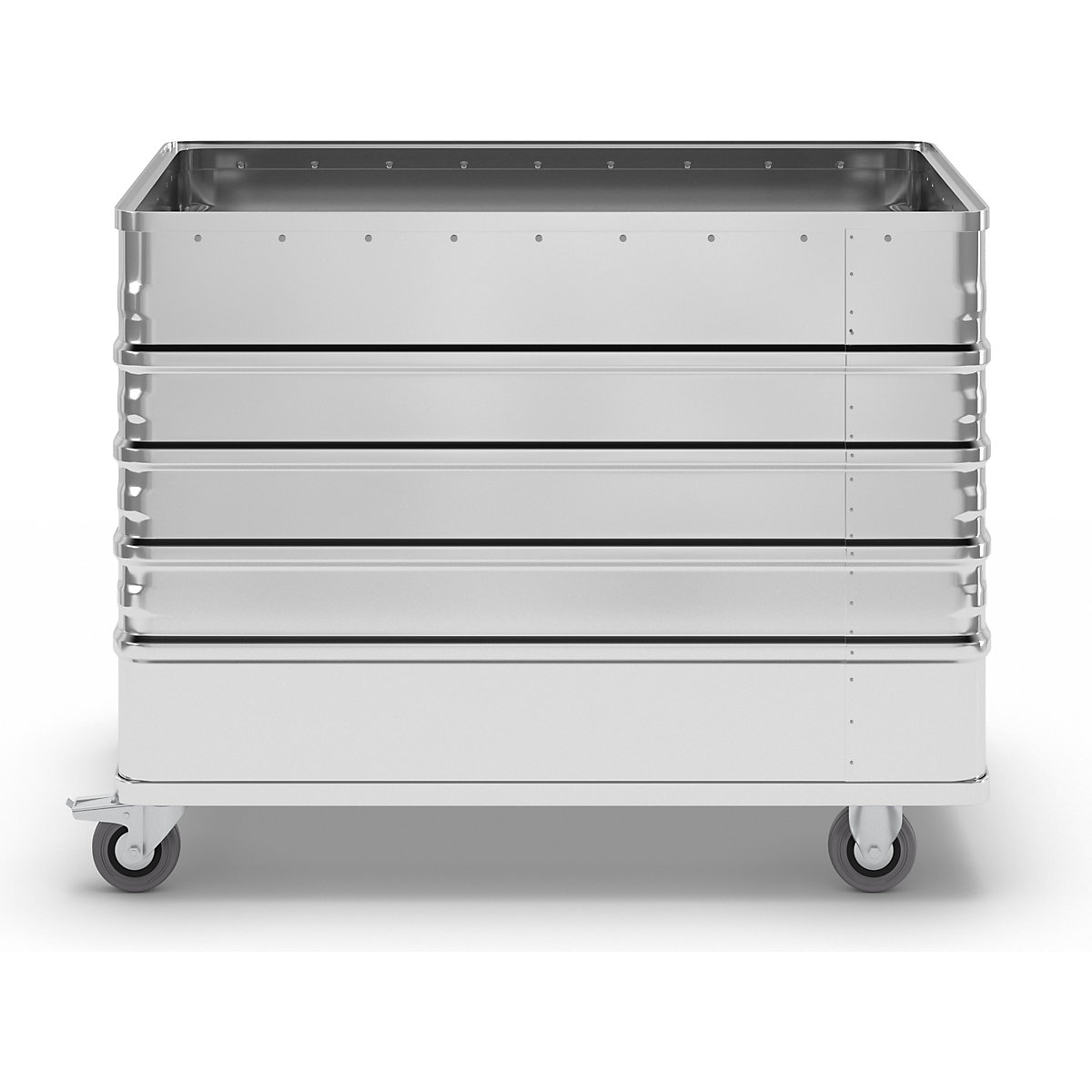 Carro-caja de aluminio, de pared continua – Gmöhling (Imagen del producto 6)-5
