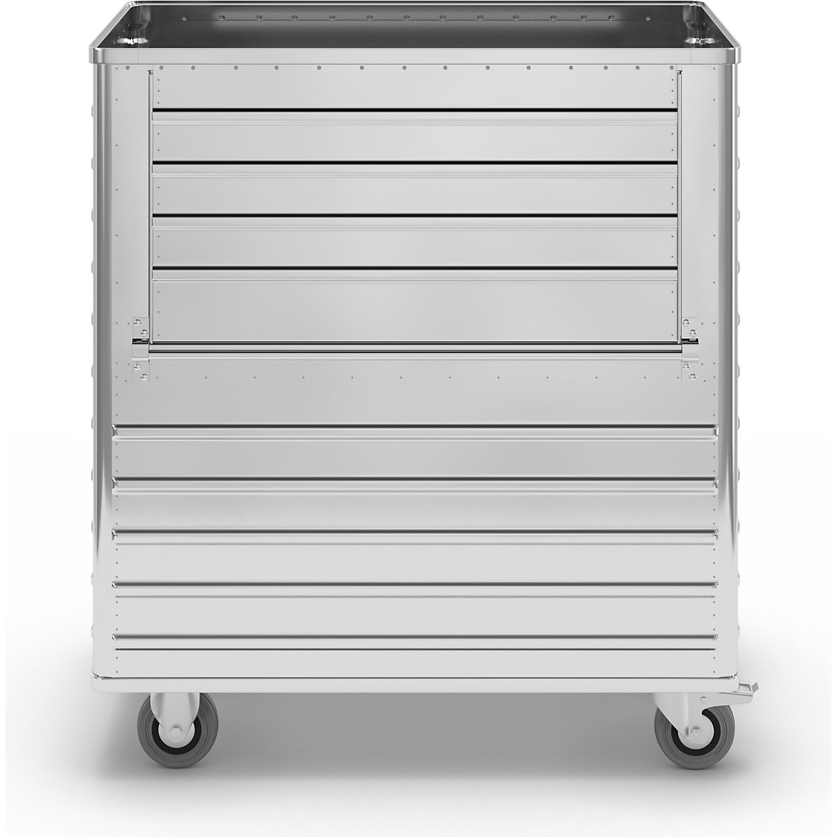 Carro-caja de aluminio, pared lateral abatible – Gmöhling (Imagen del producto 13)-12