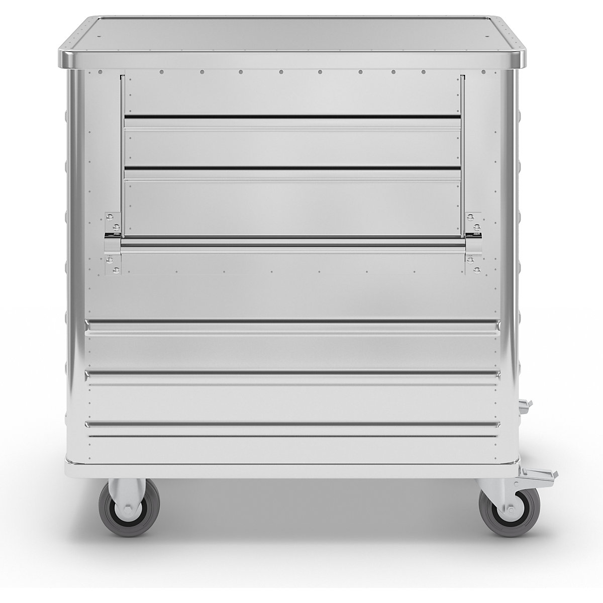 Carro-caja de aluminio, pared lateral abatible – Gmöhling (Imagen del producto 10)-9