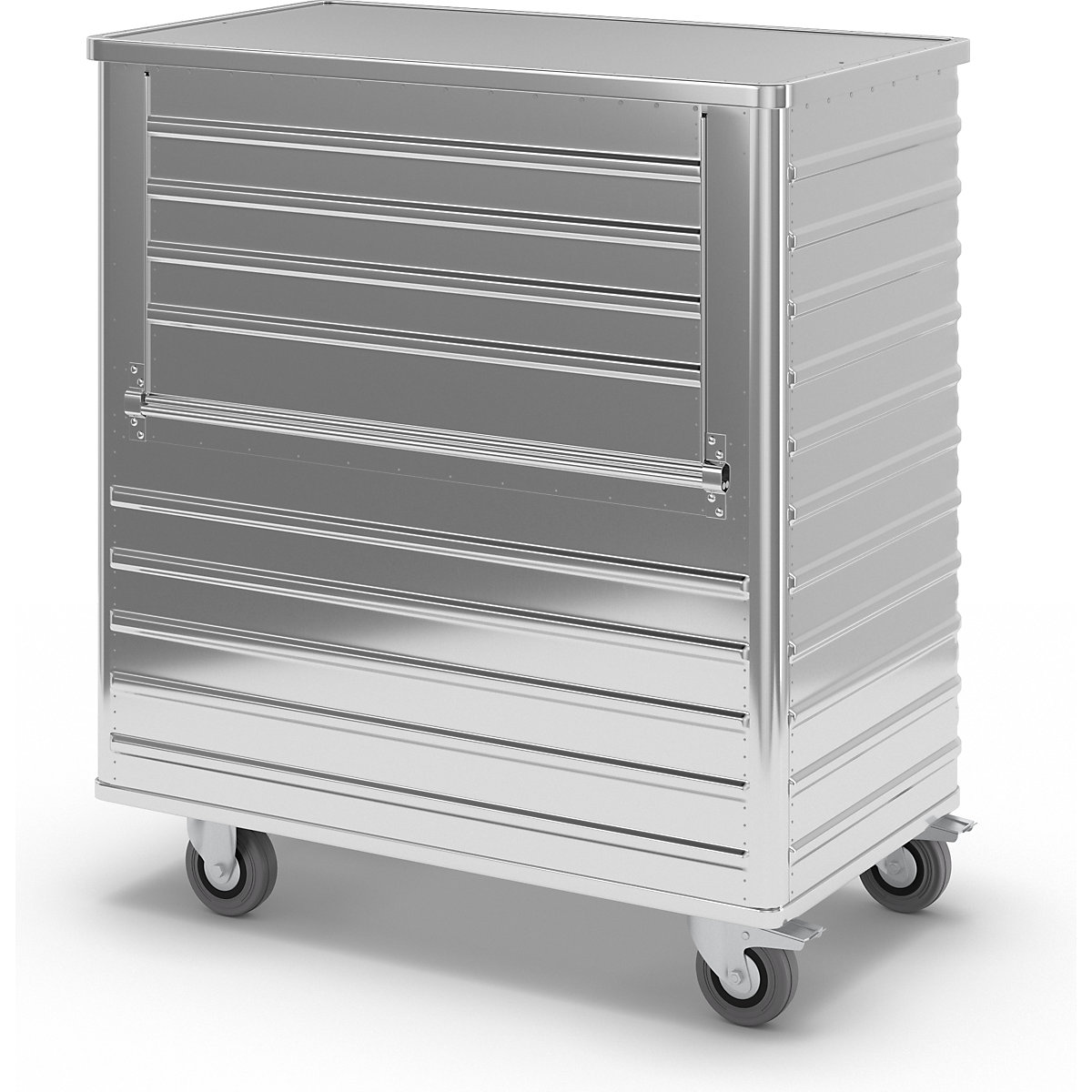 Carro-caja de aluminio, pared lateral abatible – Gmöhling (Imagen del producto 15)-14