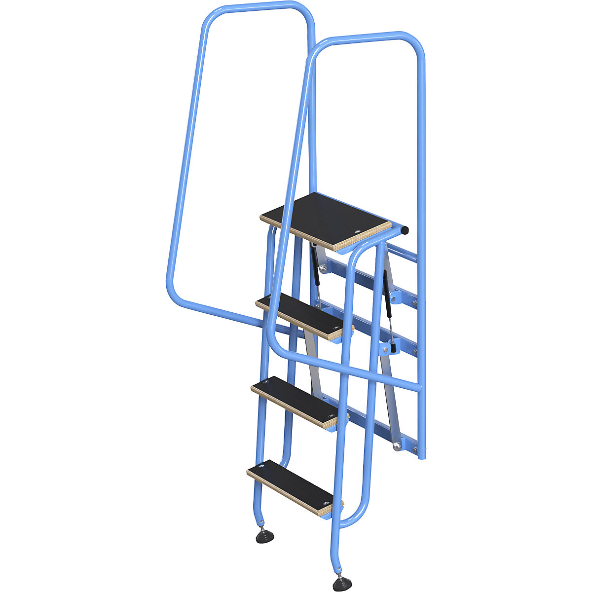 Módulo de escalera con barandilla – eurokraft pro (Imagen del producto 3)-2