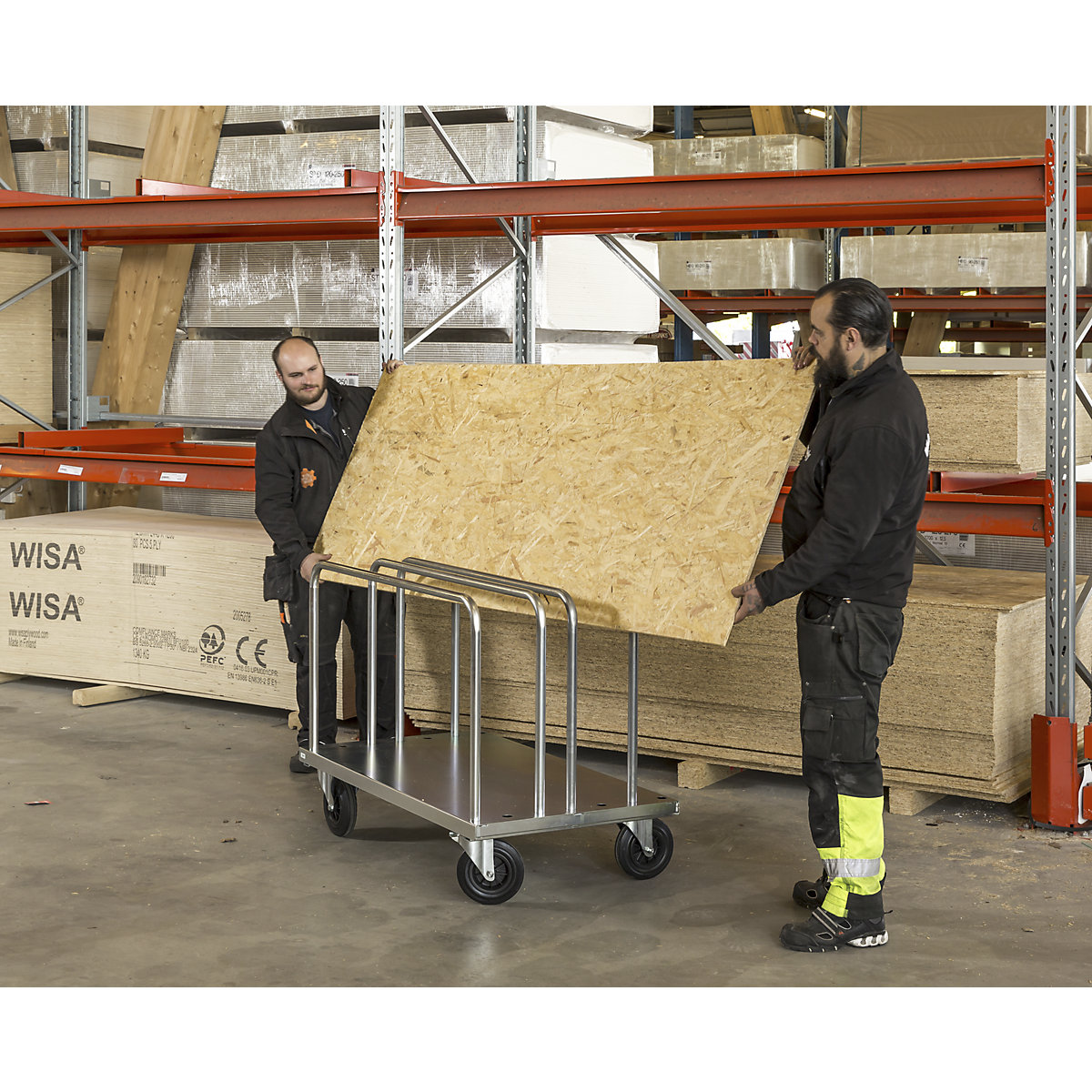 Carro con arcos para cargas pesadas, incl. 2 arcos – Kongamek (Imagen del producto 3)-2