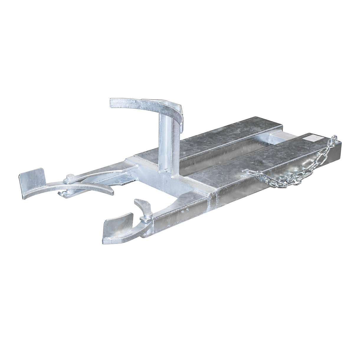 Ridicător de butoaie – eurokraft pro, pentru butoaie din plastic 1 x 120 l, zincat-0