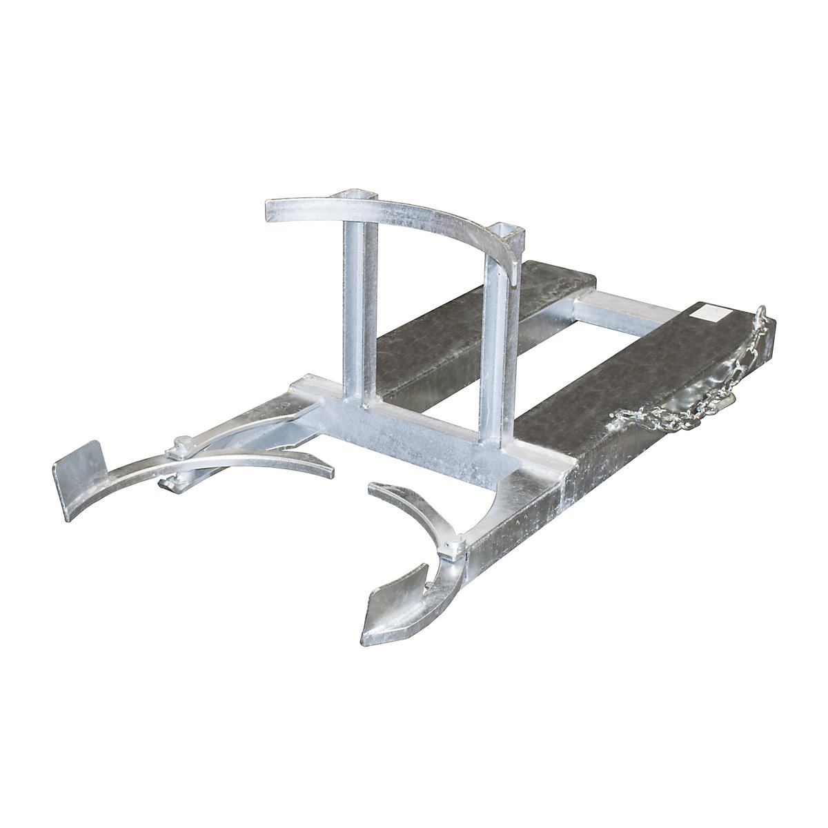 Ridicător de butoaie – eurokraft pro, pentru butoaie din plastic 1 x 220 l, zincat-0