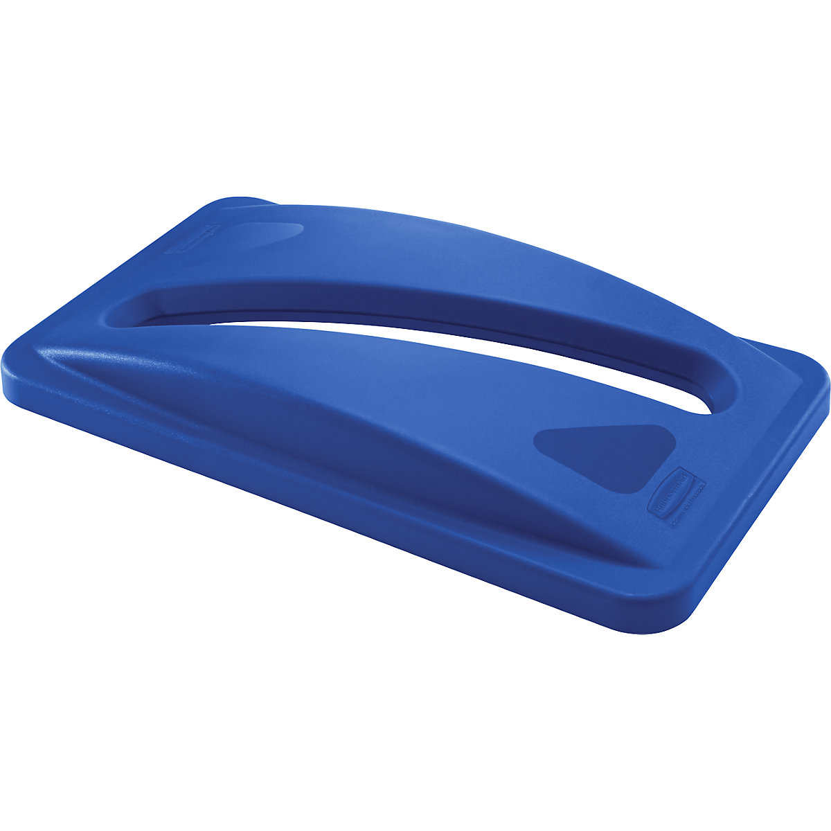 Pokrov SLIM JIM® za 60- in 87-l koše – Rubbermaid, za vnos papirja, modra-0
