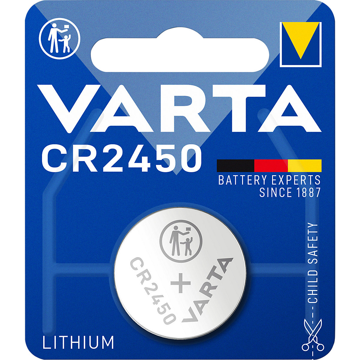 Gumbasta baterija LITHIUM - VARTA