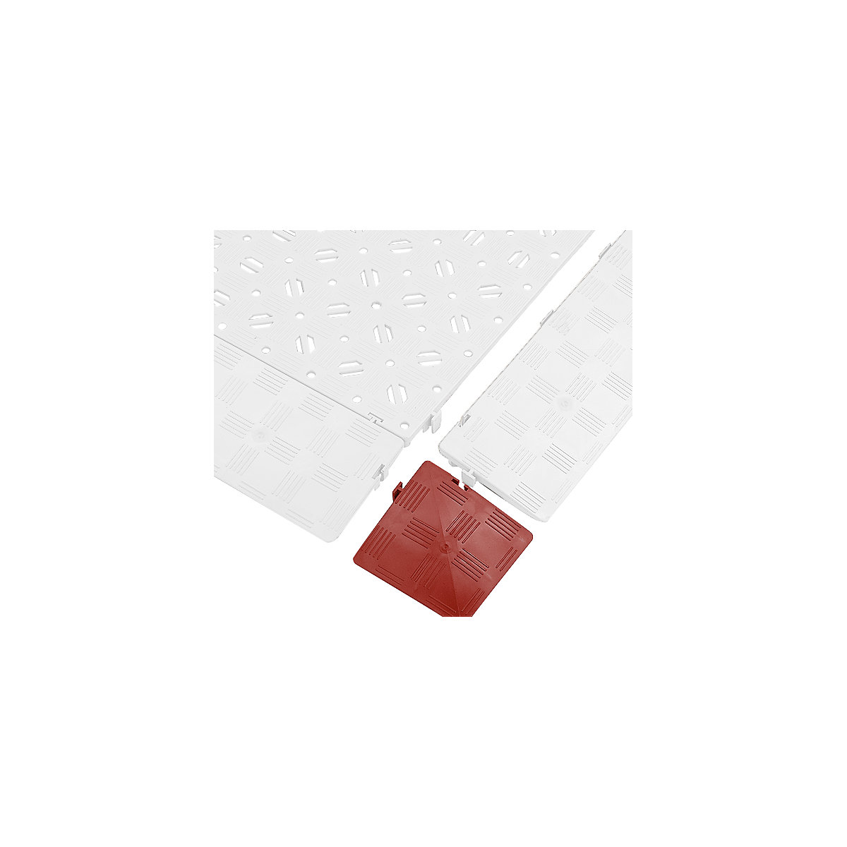 Kotni element, DE 4 kosi, DxŠxV 120 x 120 x 25 mm, rdeč-0