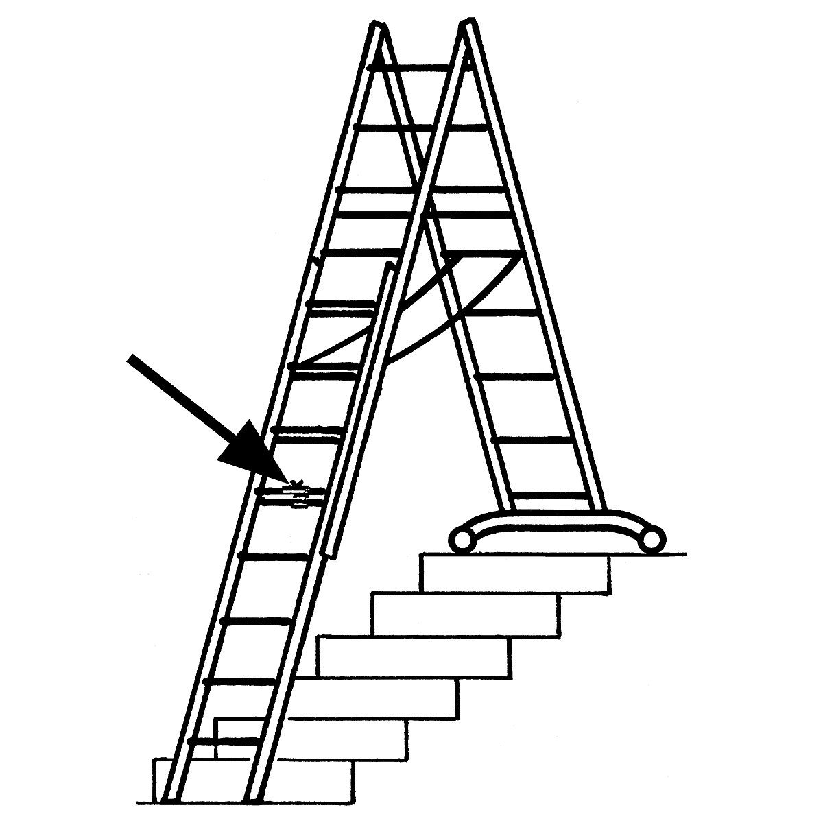 Okovje za postavitev na stopnice – HYMER (Slika izdelka 4)-3