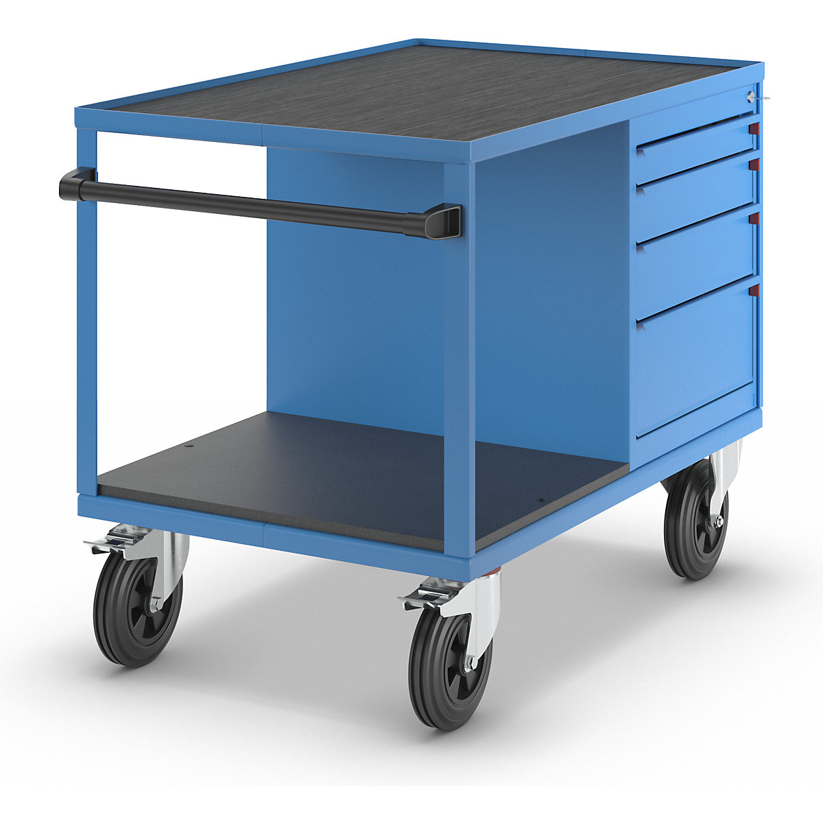 Montážní vozík, nosnost 500 kg – eurokraft pro