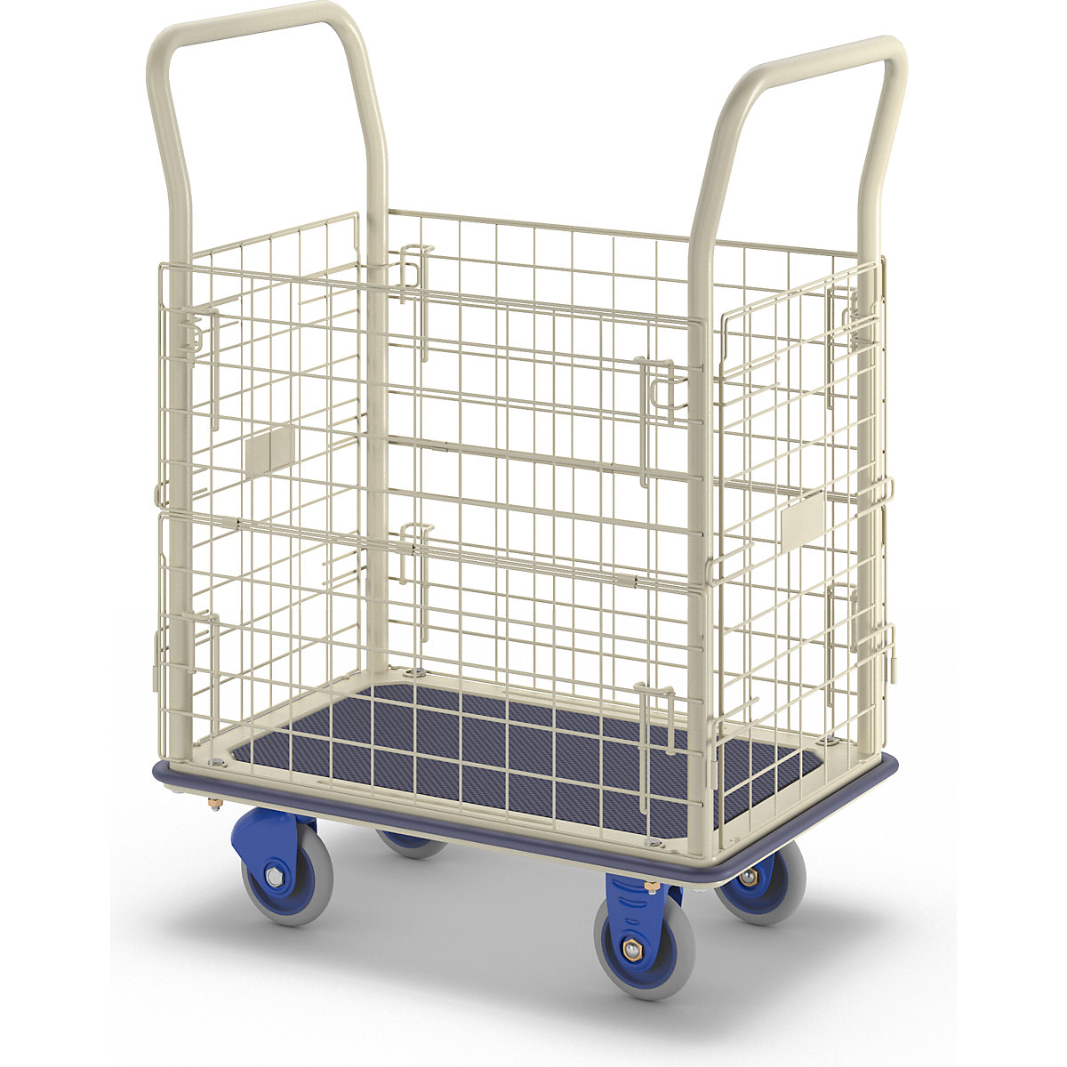 Plošinový vozík, s mřížkovým okrajem – PRESTAR (Obrázek výrobku 6)-5