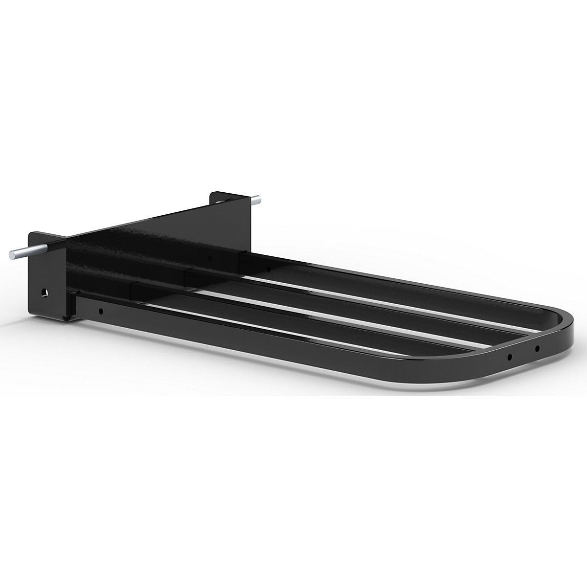 Ložná plocha pro balíky pro rudl – eurokraft pro, š x h 430 x 250 mm, černá RAL 9005-0