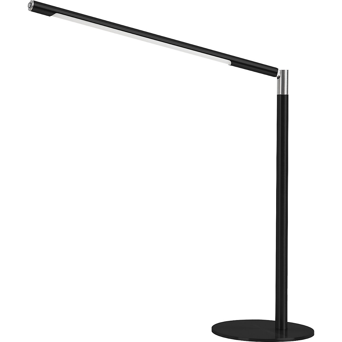 Lampă LED de birou AURA – Hansa, intensitate reglabilă, cu picior, neagră, 400 lm-0