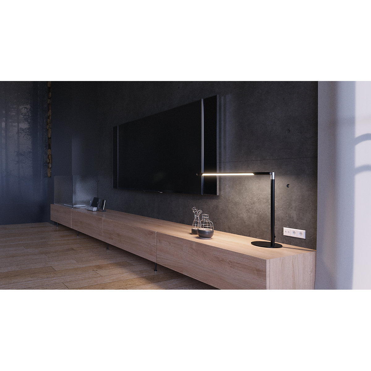 Lampă LED de birou AURA – Hansa (Imagine produs 3)-2