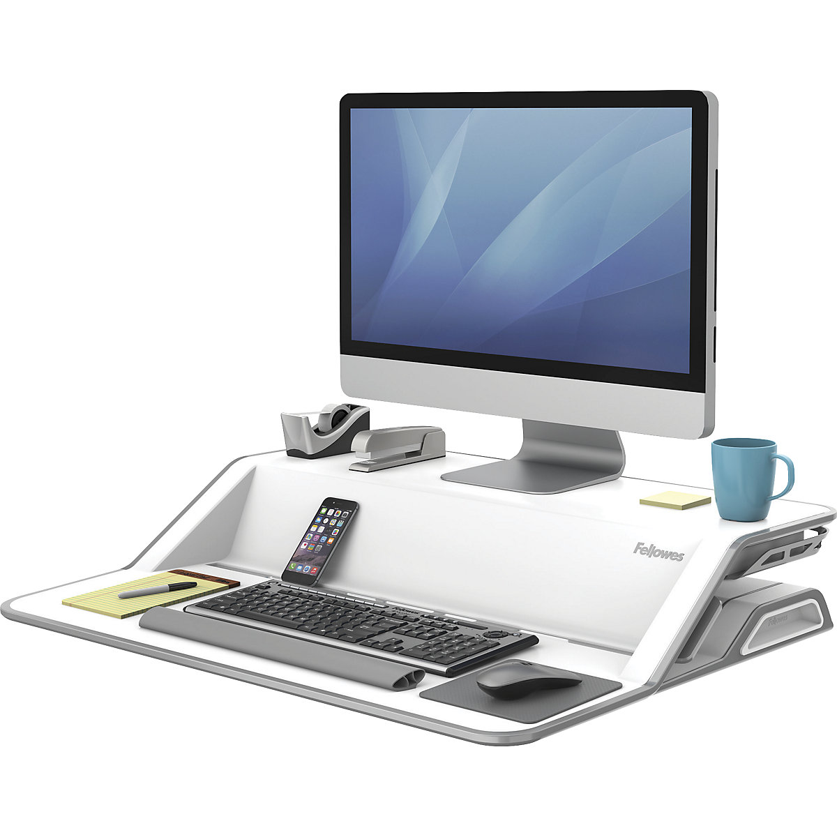 Stație de lucru pe scaun sau în picioare Lotus™ – Fellowes (Imagine produs 2)-1
