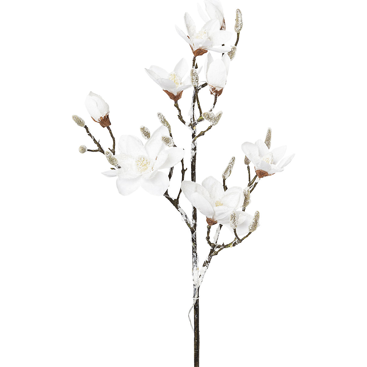 Magnolie, ninsă, cu 15 LED-uri (Imagine produs 2)-1