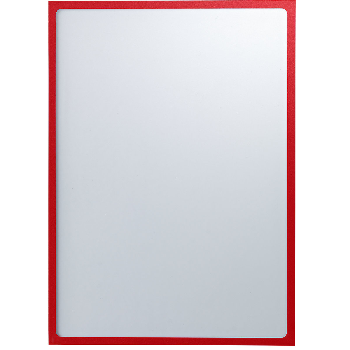 Buzunar informativ magnetic – eurokraft basic, DIN A3, lăț. x î. 312 x 435 mm, ramă roșie, amb. 10 buc.-0