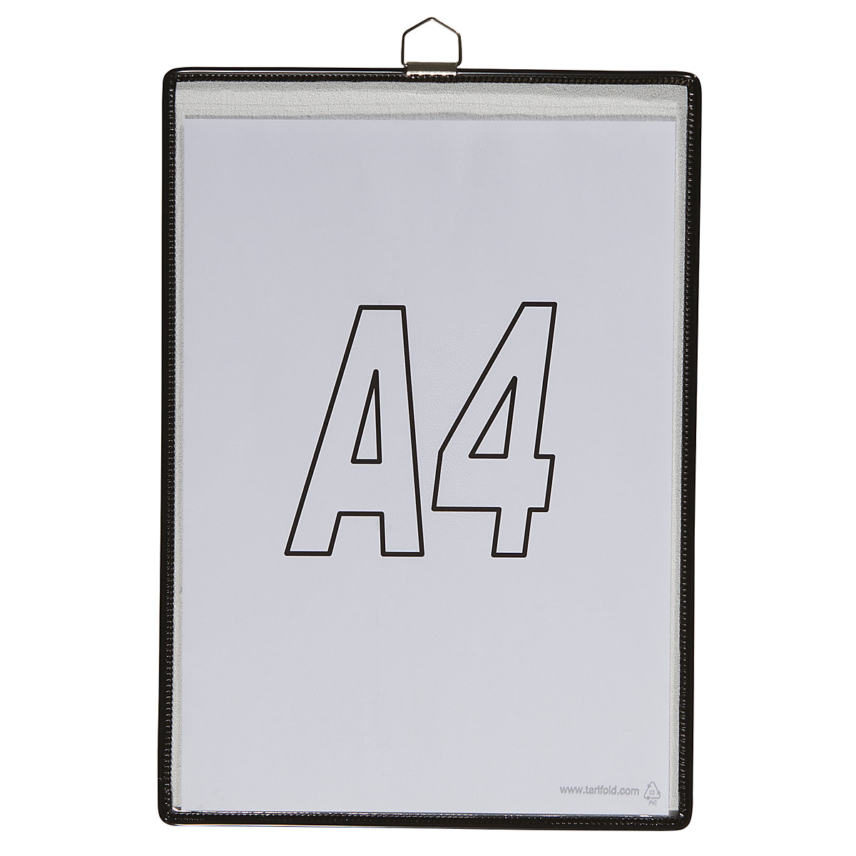 Buzunar transparent suspendabil – Tarifold, pentru format DIN A4, negru, amb. 10 buc.-0