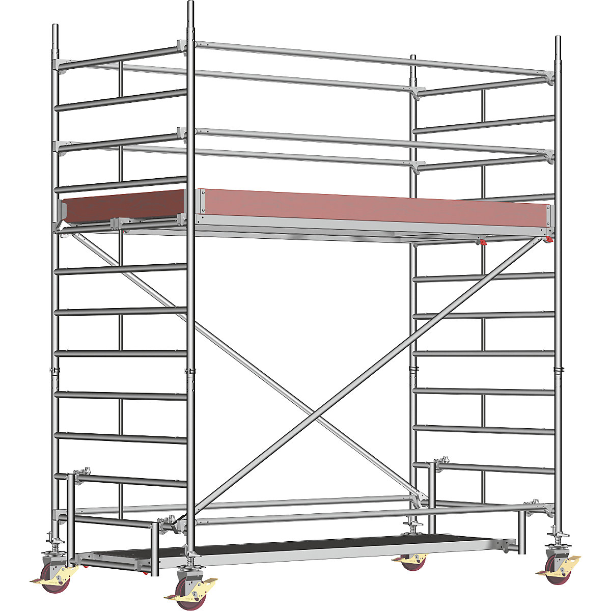 Uniwersalne, ruchome rusztowanie – Layher
