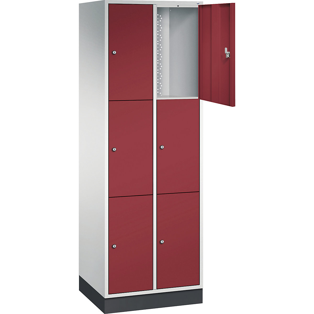 Dulap cu 3 compartimente cu încuietoare Intro – C+P (Imagine produs 2)-1