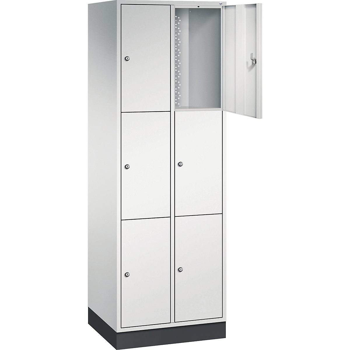 Dulap cu 3 compartimente cu încuietoare Intro – C+P (Imagine produs 2)-1