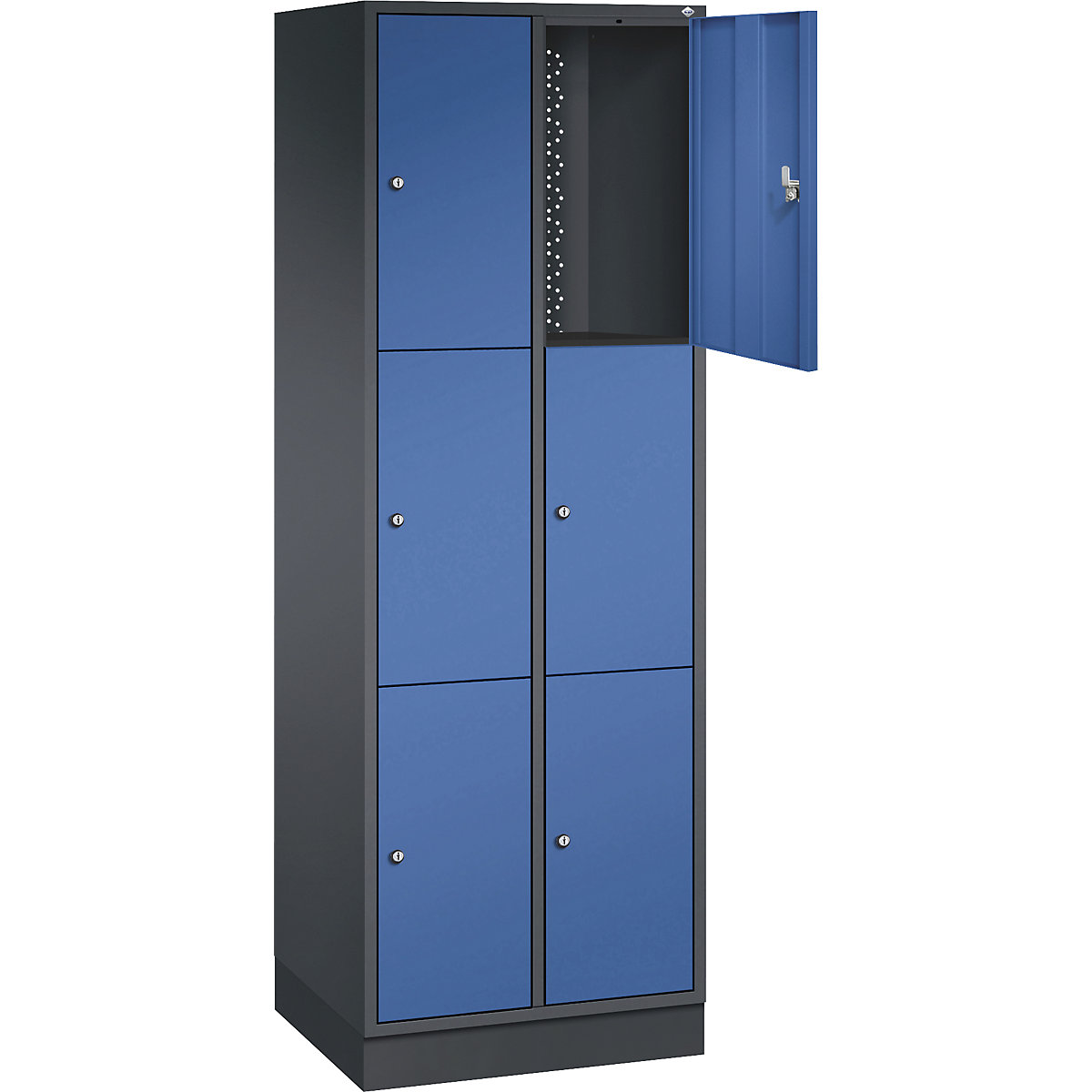 Dulap cu 3 compartimente cu încuietoare Intro – C+P (Imagine produs 2)-1