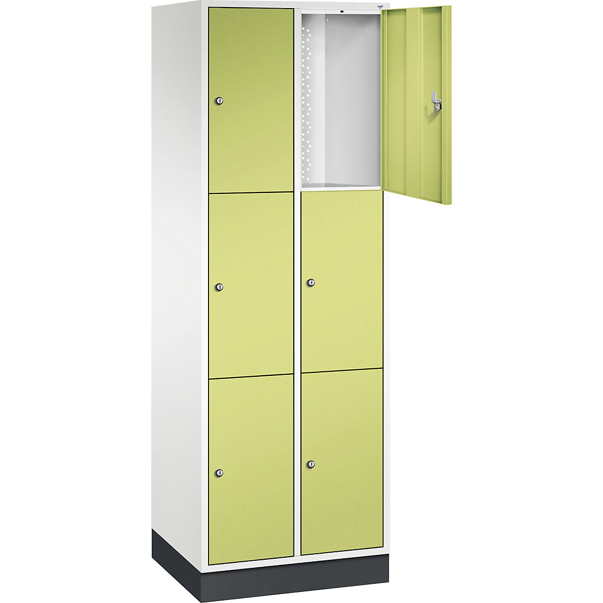 Dulap cu 3 compartimente cu încuietoare Intro – C+P (Imagine produs 2)-1
