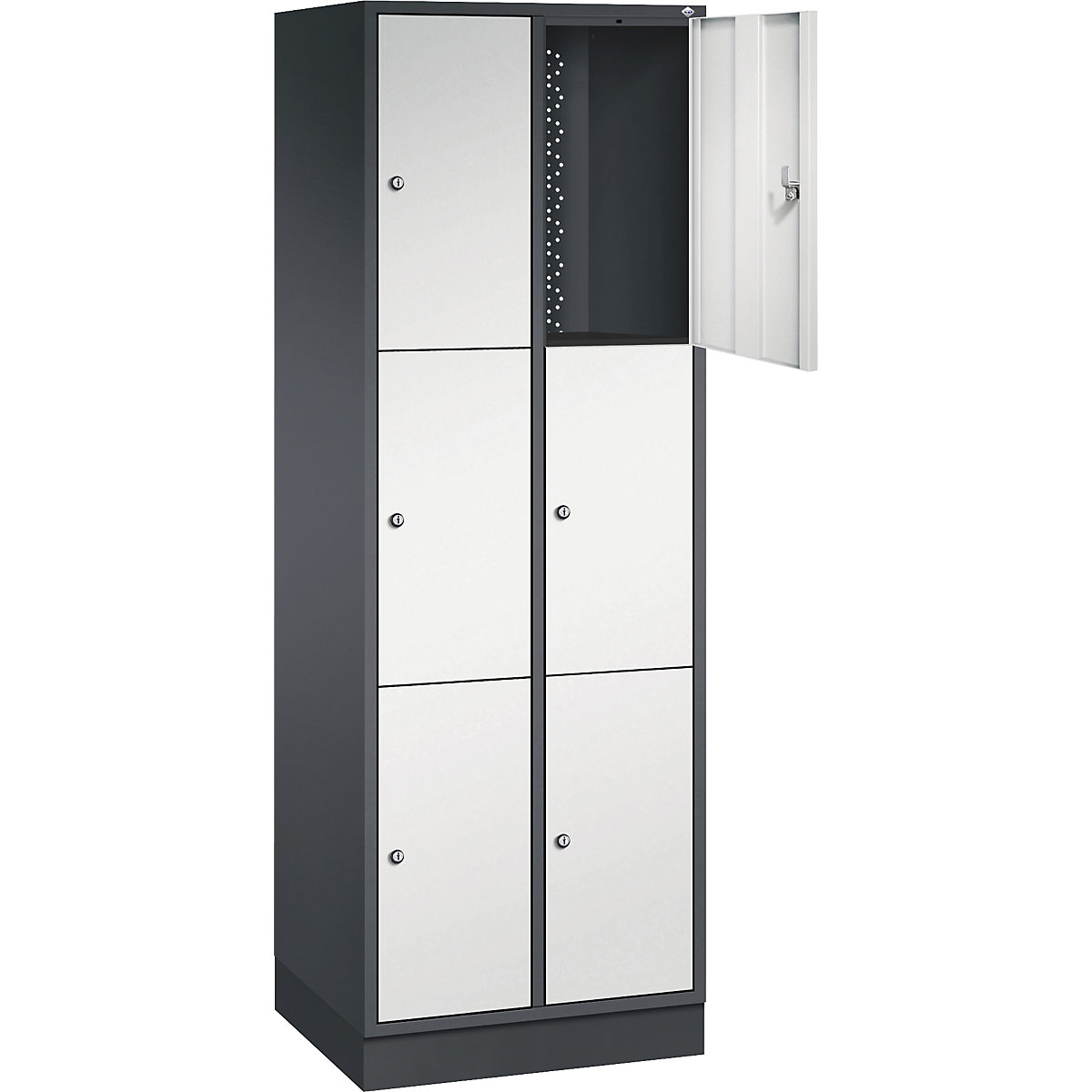 Dulap cu 3 compartimente cu încuietoare Intro – C+P (Imagine produs 2)-1