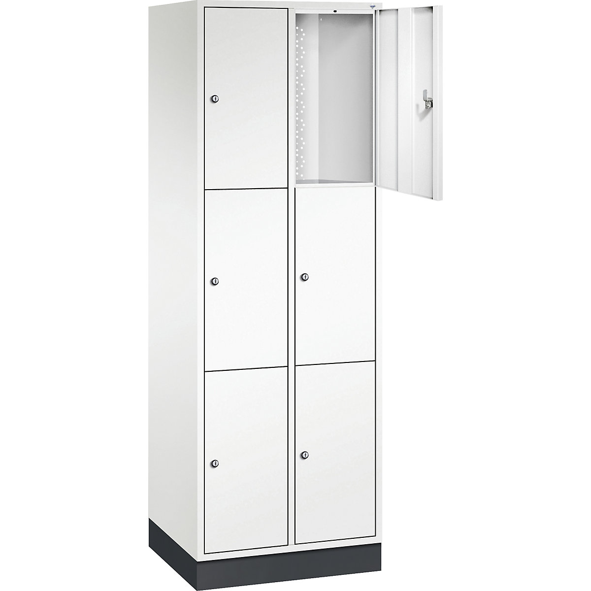 Dulap cu 3 compartimente cu încuietoare Intro – C+P (Imagine produs 2)-1