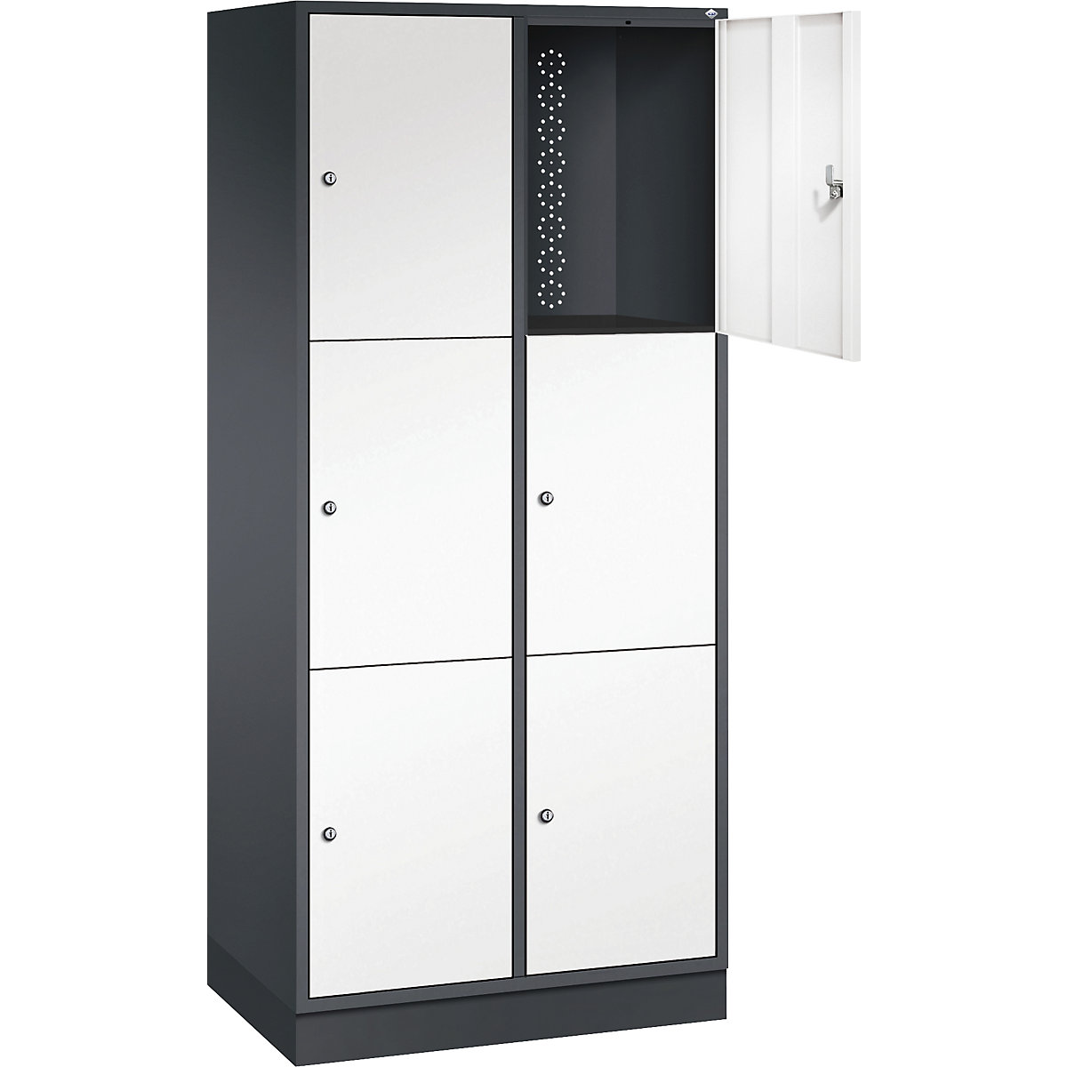 Dulap cu 3 compartimente cu încuietoare Intro – C+P (Imagine produs 2)-1