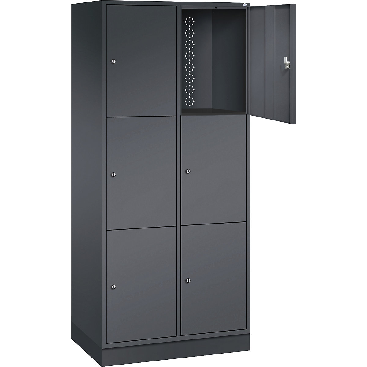 Dulap cu 3 compartimente cu încuietoare Intro – C+P (Imagine produs 2)-1